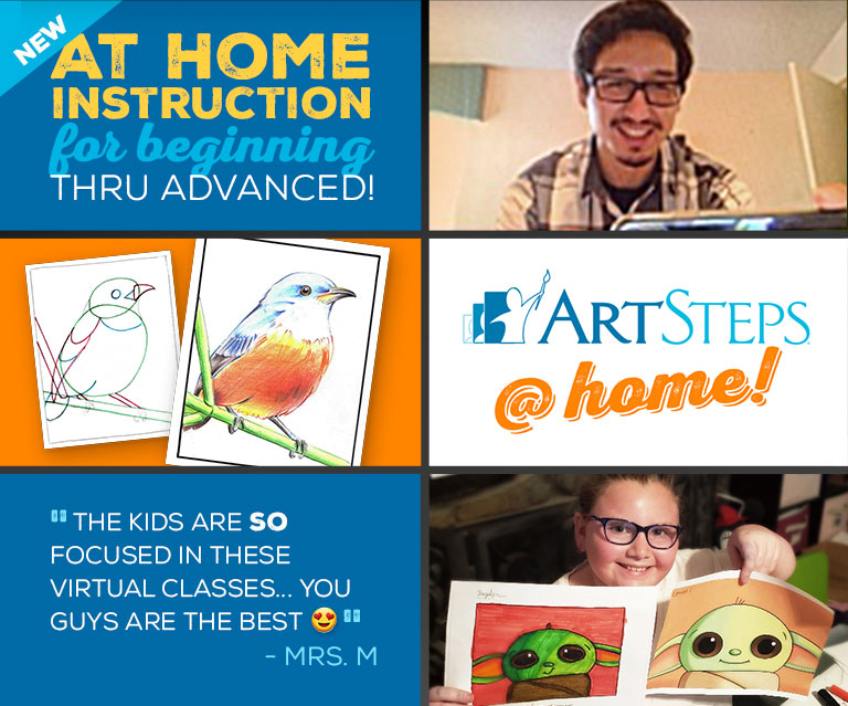 Step By Step Fine Art Instruction, Ages 4 through Adult Art Steps