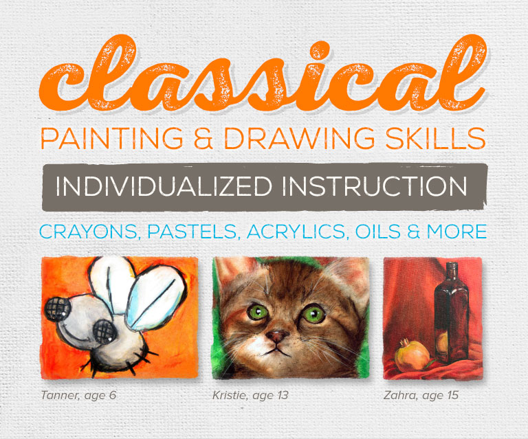 "Classical Painting & Drawing Skills - Individualized Instruction - Crayons, Pastels, Acrylics, Oils, and more..."